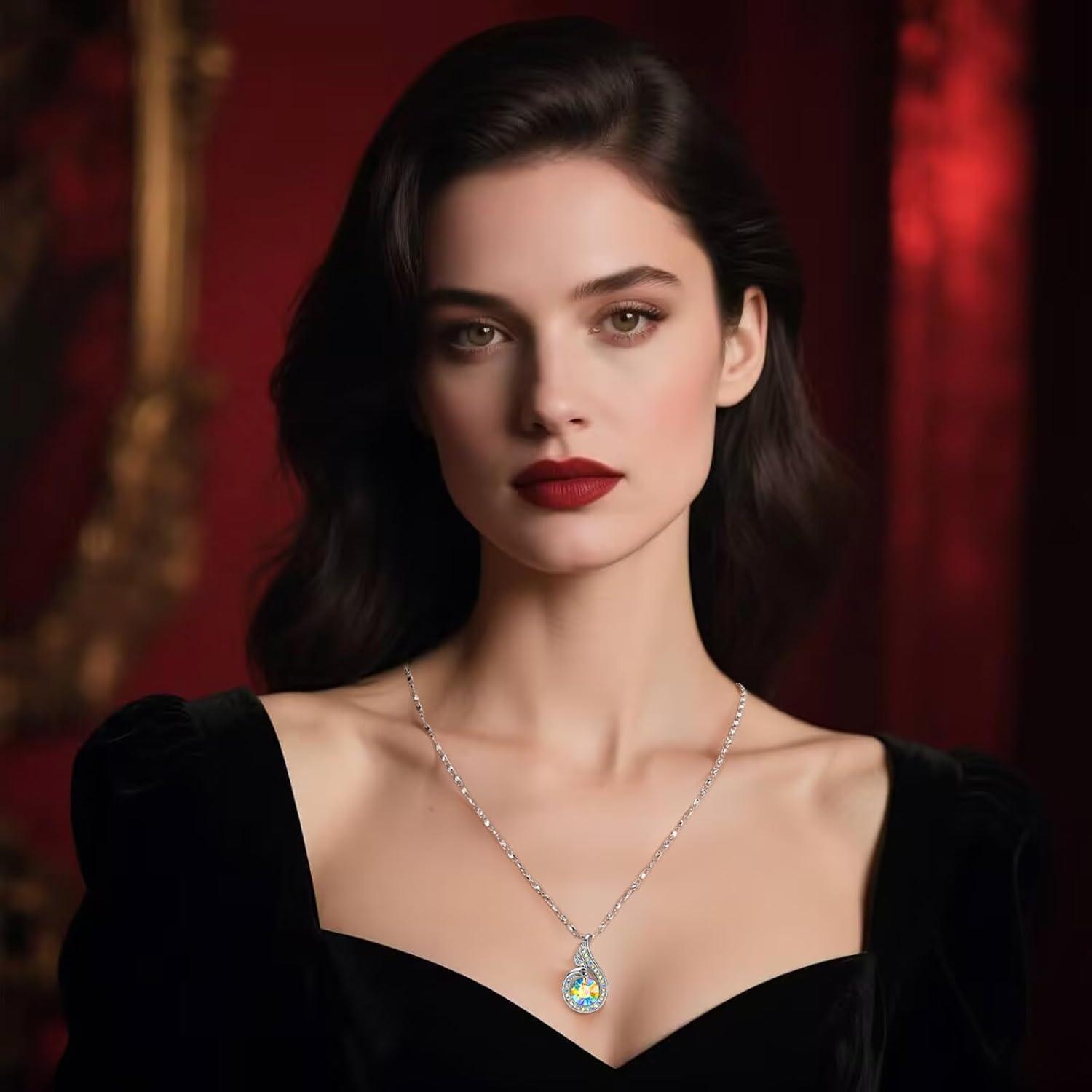imageKate Lynn Rise From the Ashes Phoenix Necklace amp Earrings Set Jewelry Gifts for Women