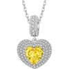 Silver - Citrine Yellow