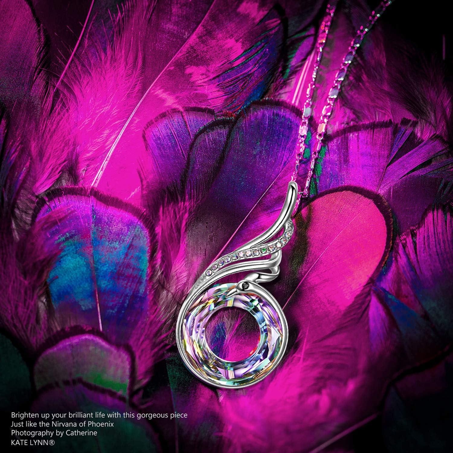 imageKate Lynn Rise From the Ashes Phoenix Necklace amp Earrings Set Symbol of Luck and Renewal