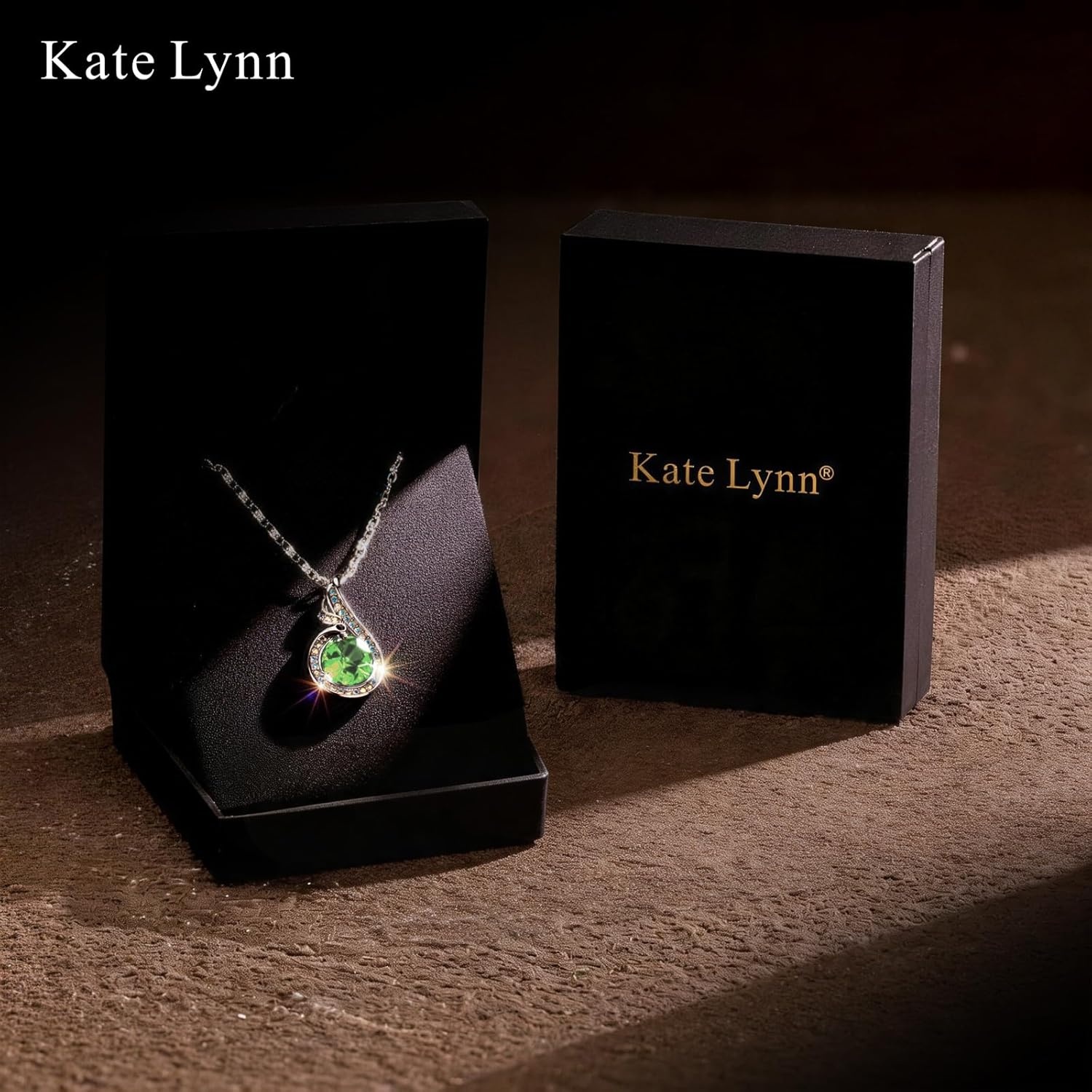 image:imageKate Lynn Birthstone Rise From the Ashes Phoenix Necklaces for Women White Gold Plated amp Crystals from Austria Birthday Gift for Women Symbol of Luck and Renewal08AugPeridot