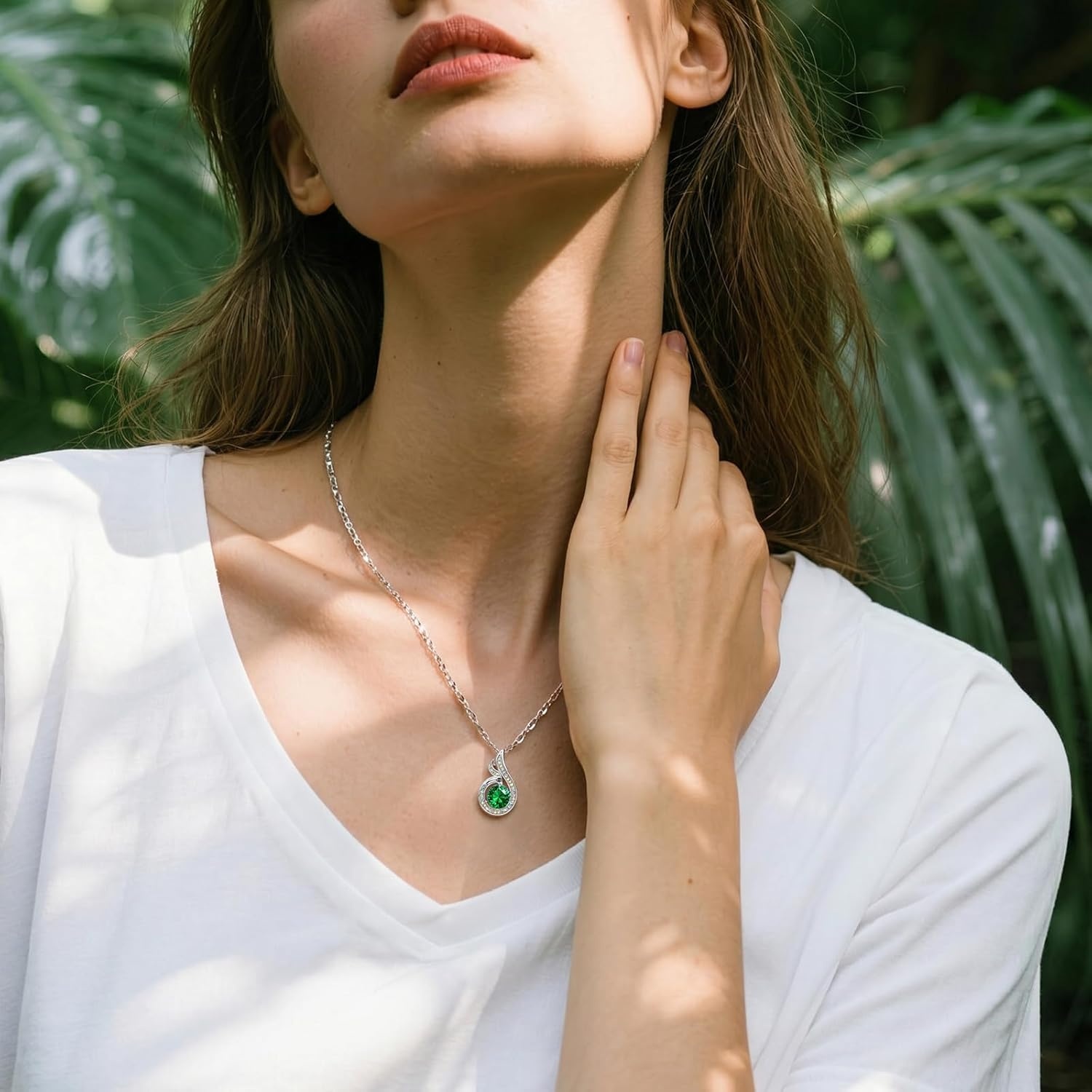 image:imageKate Lynn Birthstone Rise From the Ashes Phoenix Necklaces for Women White Gold Plated amp Crystals from Austria Birthday Gift for Women Symbol of Luck and Renewal05MayEmerald