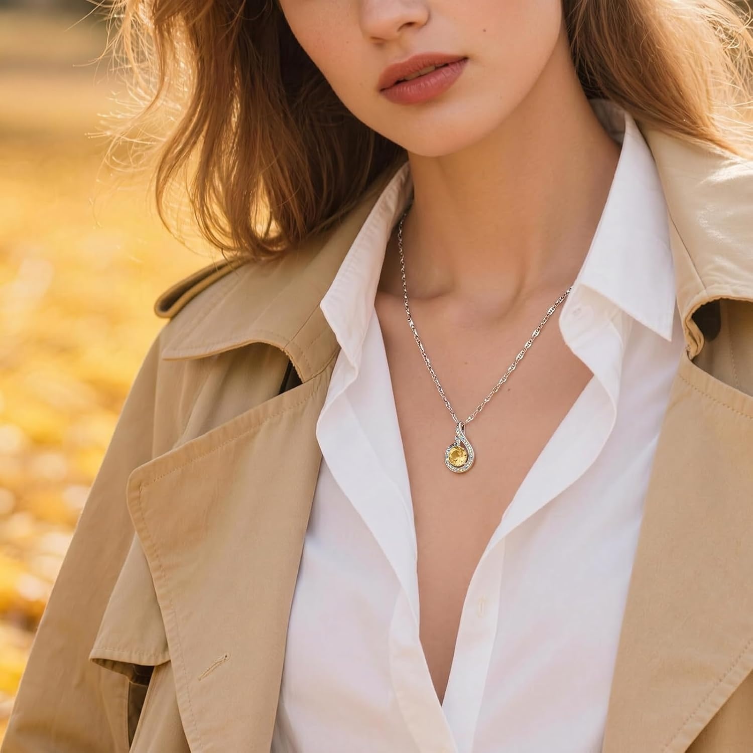 image:imageKate Lynn Birthstone Rise From the Ashes Phoenix Necklaces for Women White Gold Plated amp Crystals from Austria Birthday Gift for Women Symbol of Luck and Renewal11NovGolden Phantom