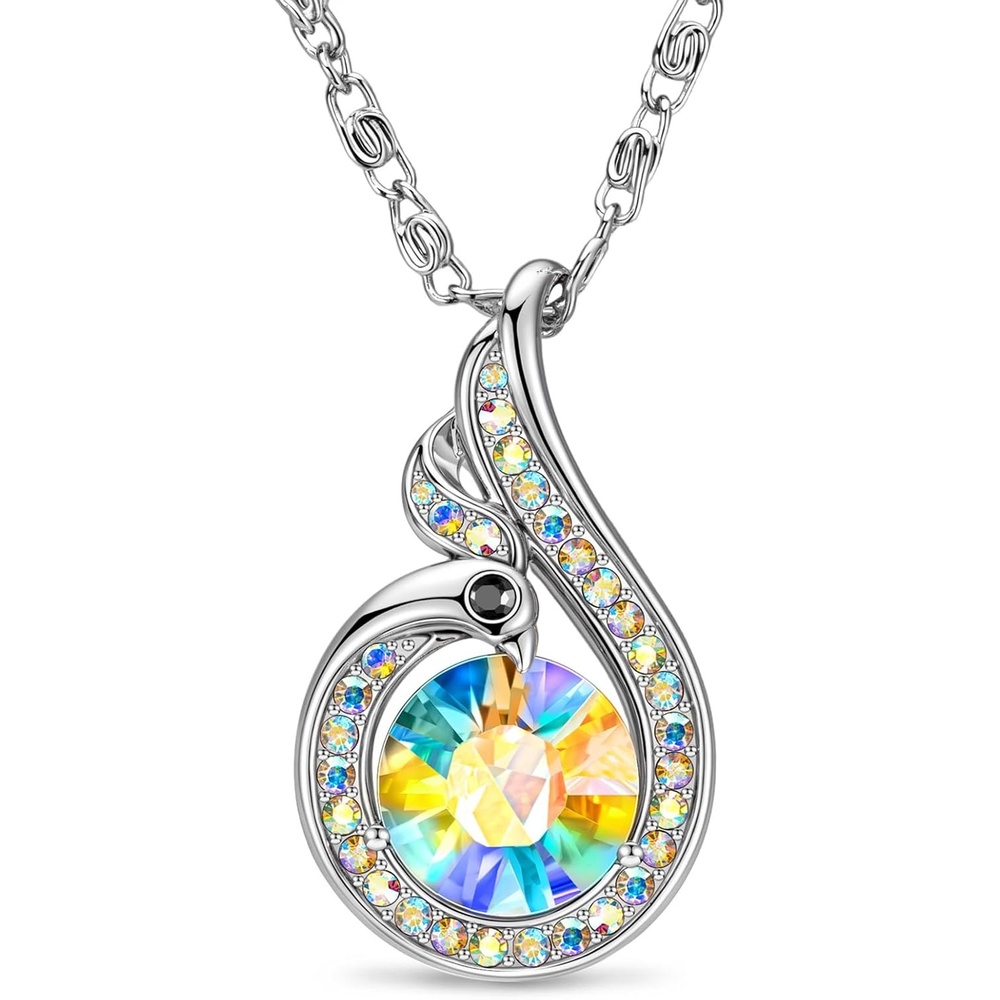 image:imageKate Lynn Birthstone Rise From the Ashes Phoenix Necklaces for Women White Gold Plated amp Crystals from Austria Birthday Gift for Women Symbol of Luck and Renewal06JunMoonstone