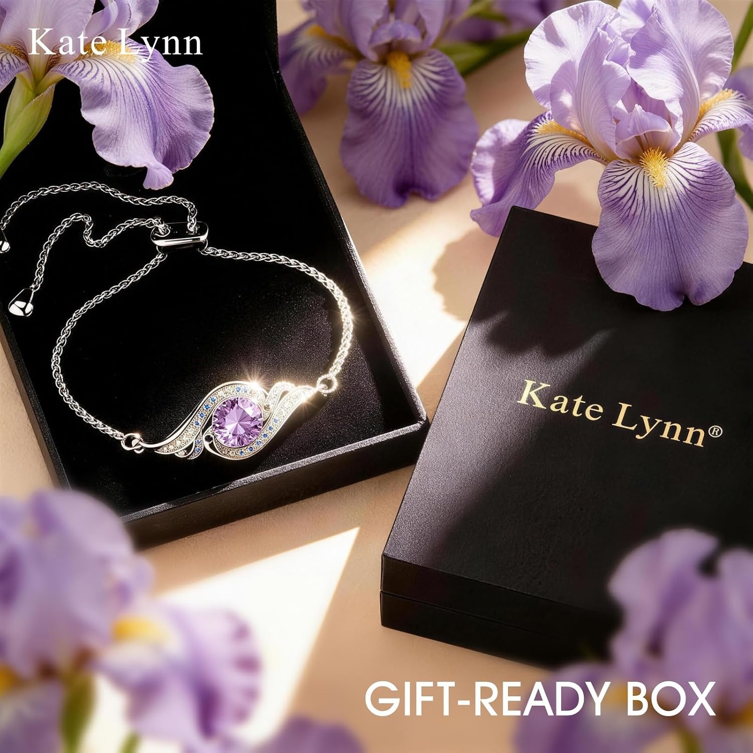 image:imageKate Lynn Birthstone Phoenix Bracelet for Women Rise From the Ashes Design02FabAmethyst