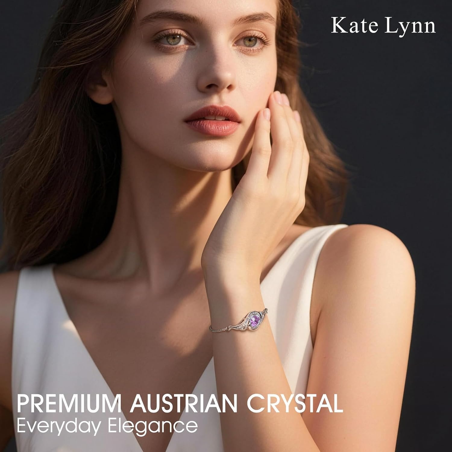 image:imageKate Lynn Birthstone Phoenix Bracelet for Women Rise From the Ashes Design02FabAmethyst
