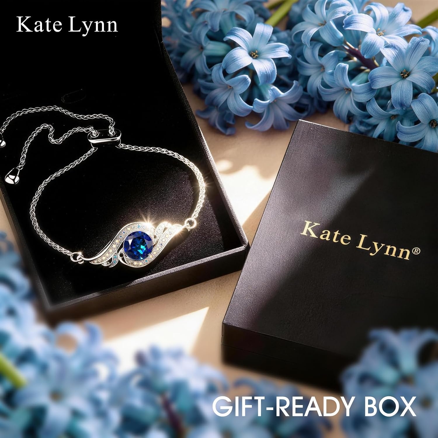 image:imageKate Lynn Birthstone Phoenix Bracelet for Women Rise From the Ashes Design09SepSapphire