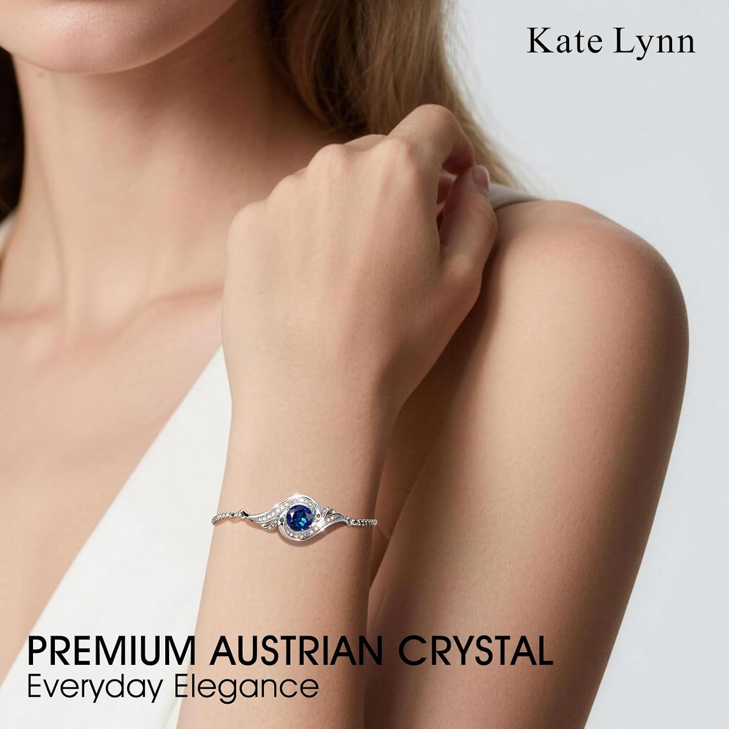 image:imageKate Lynn Birthstone Phoenix Bracelet for Women Rise From the Ashes Design09SepSapphire